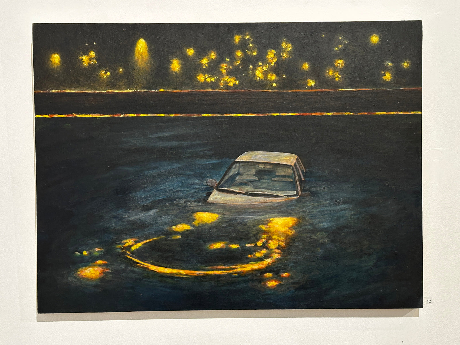 A car and water