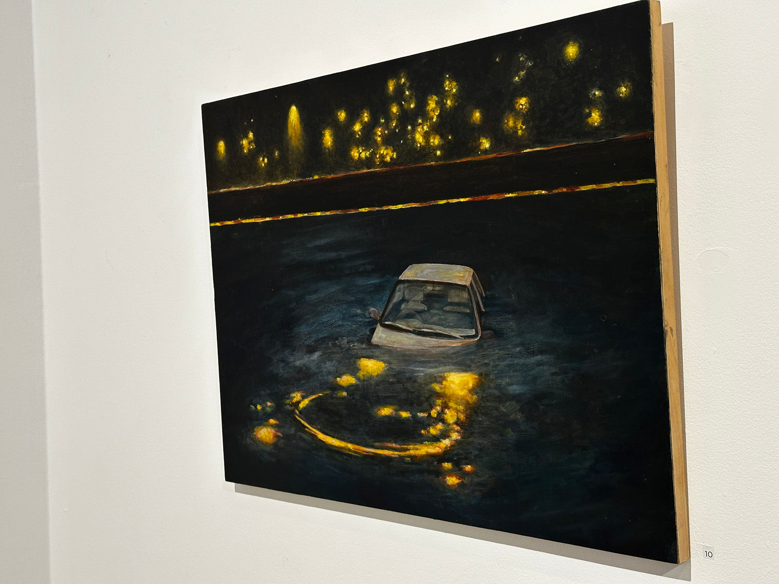 A car and water
