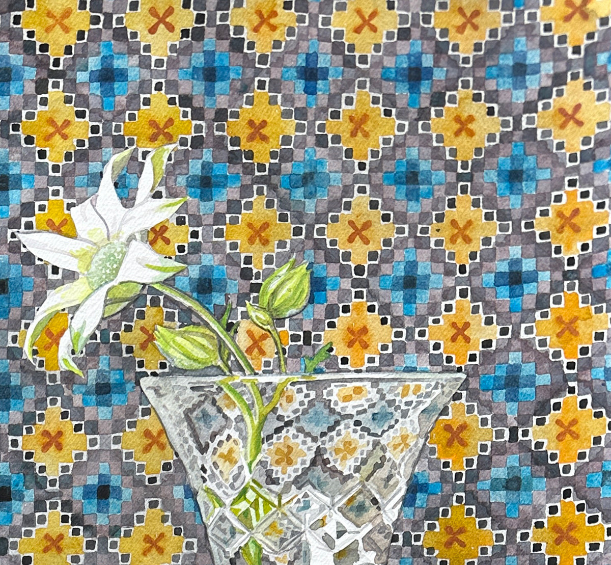 Flannel Flowers with Liberty Print