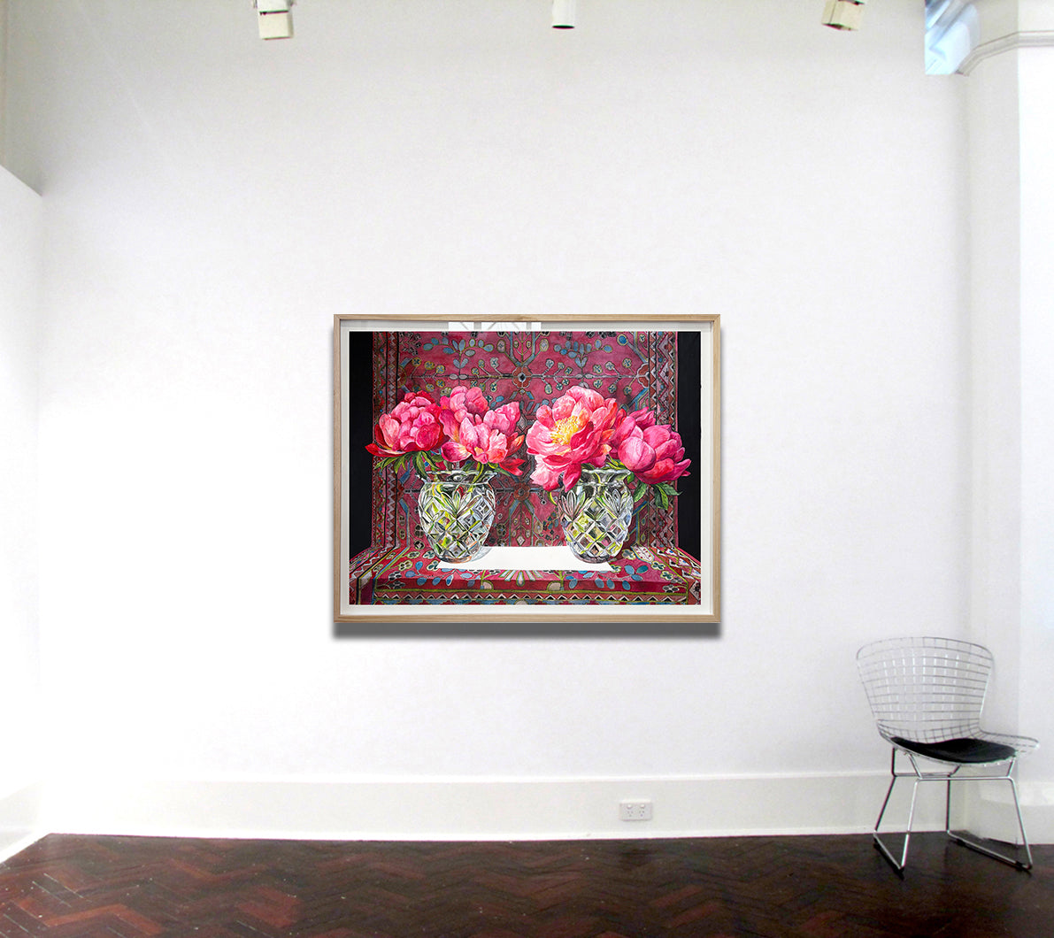 Peonies and Old Carpet