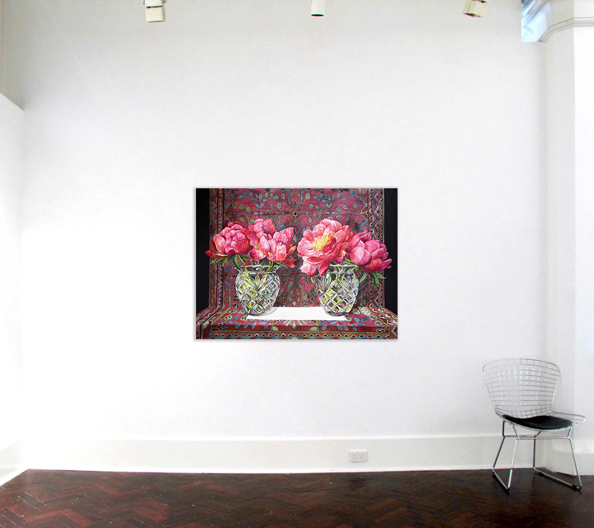Peonies and Old Carpet