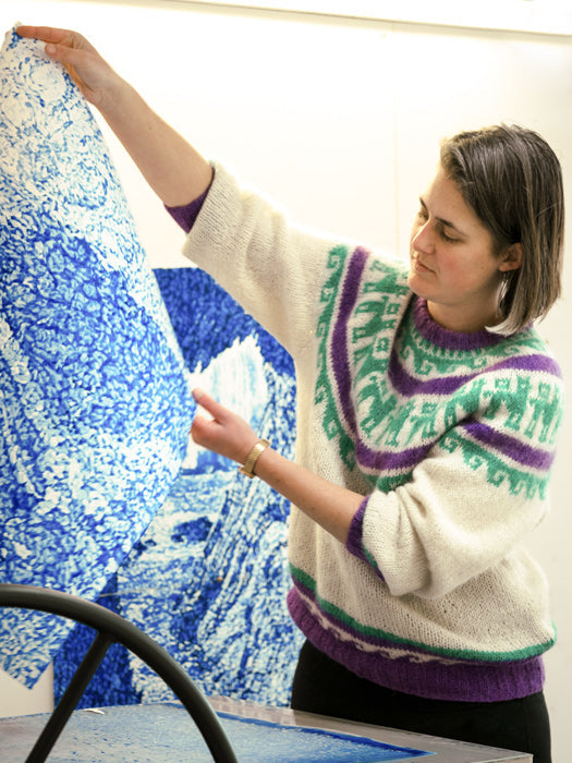 Annika Romeyn in her studio