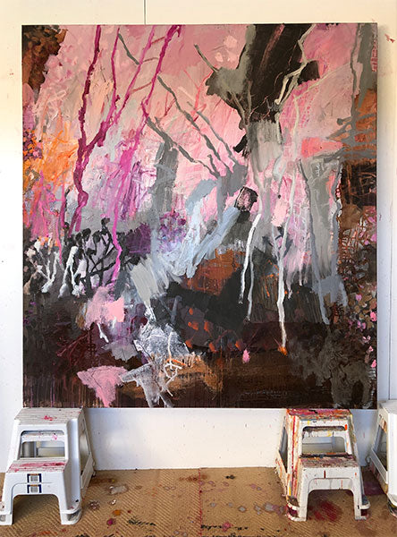 Davenport Artwork in studio