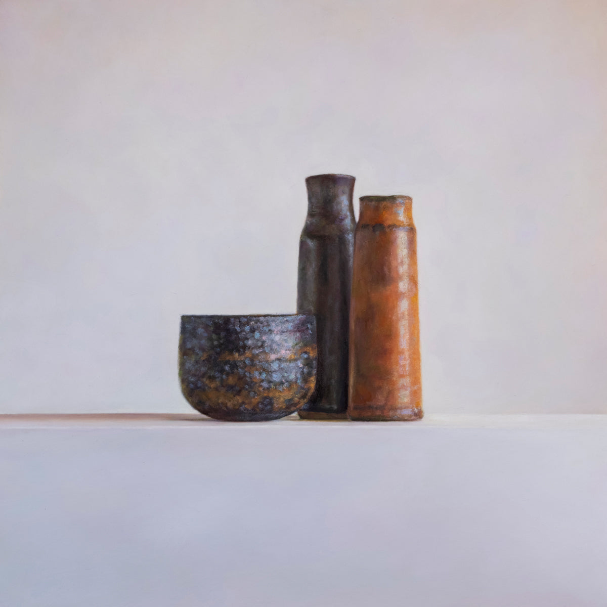 Ash and ochre vessels