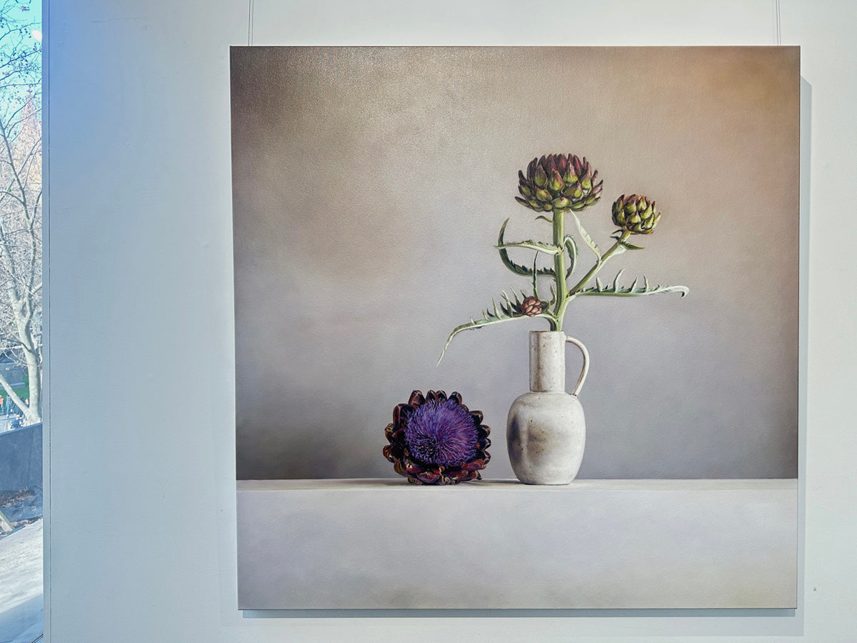 Garden Artichokes and Chrysties Jug