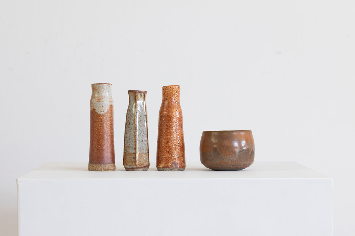 Orange earth vessels