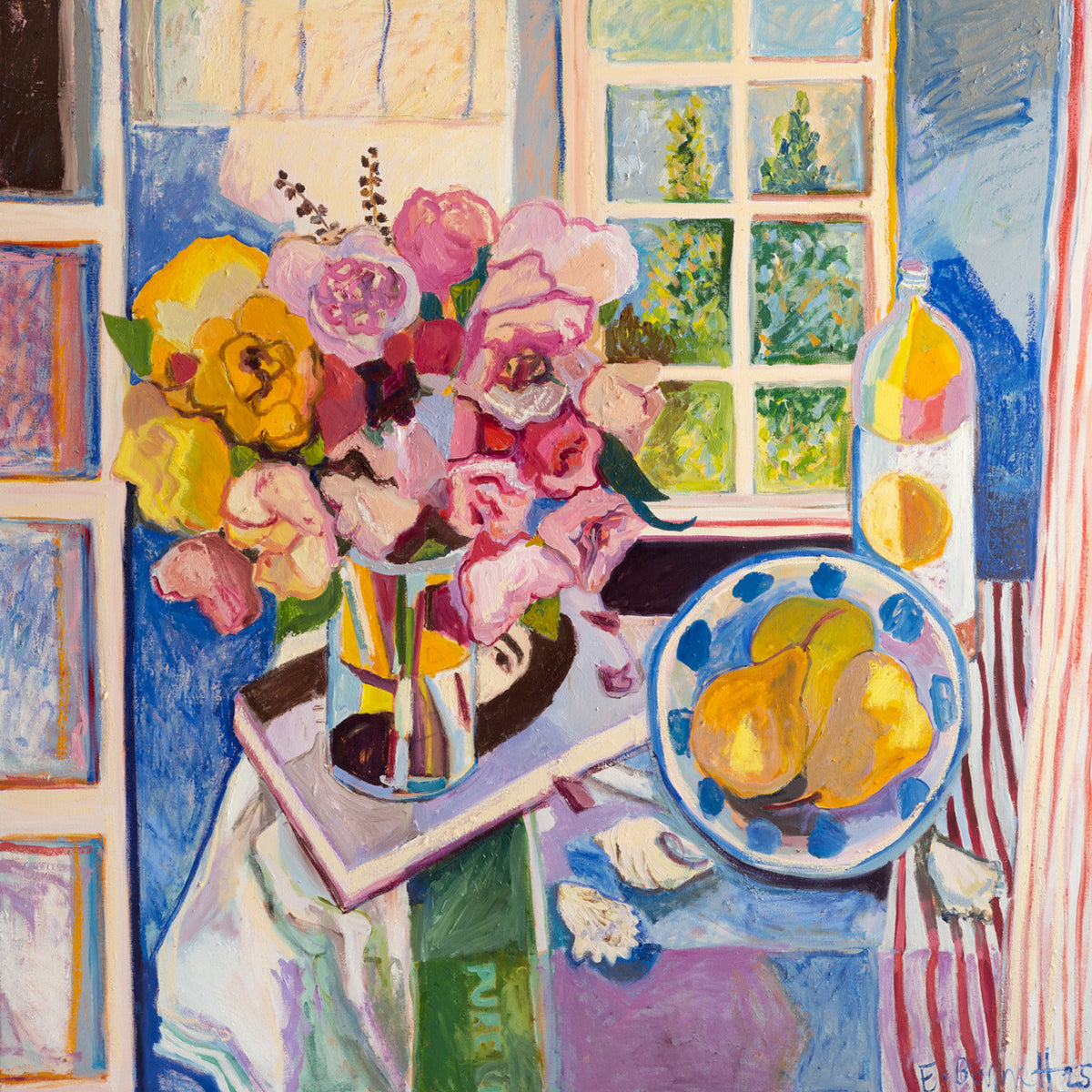 Floribunda and Pears