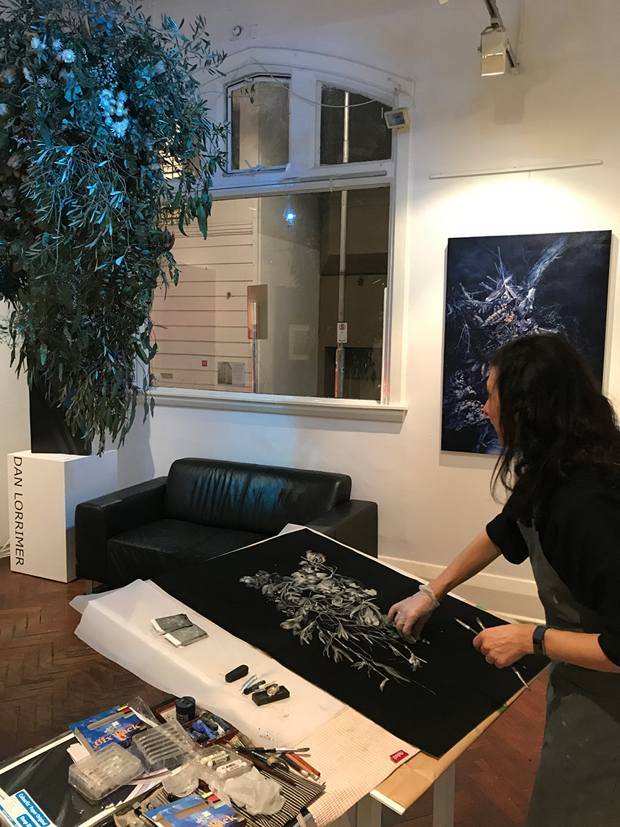 Drawing on site. Collaboration with Vasette