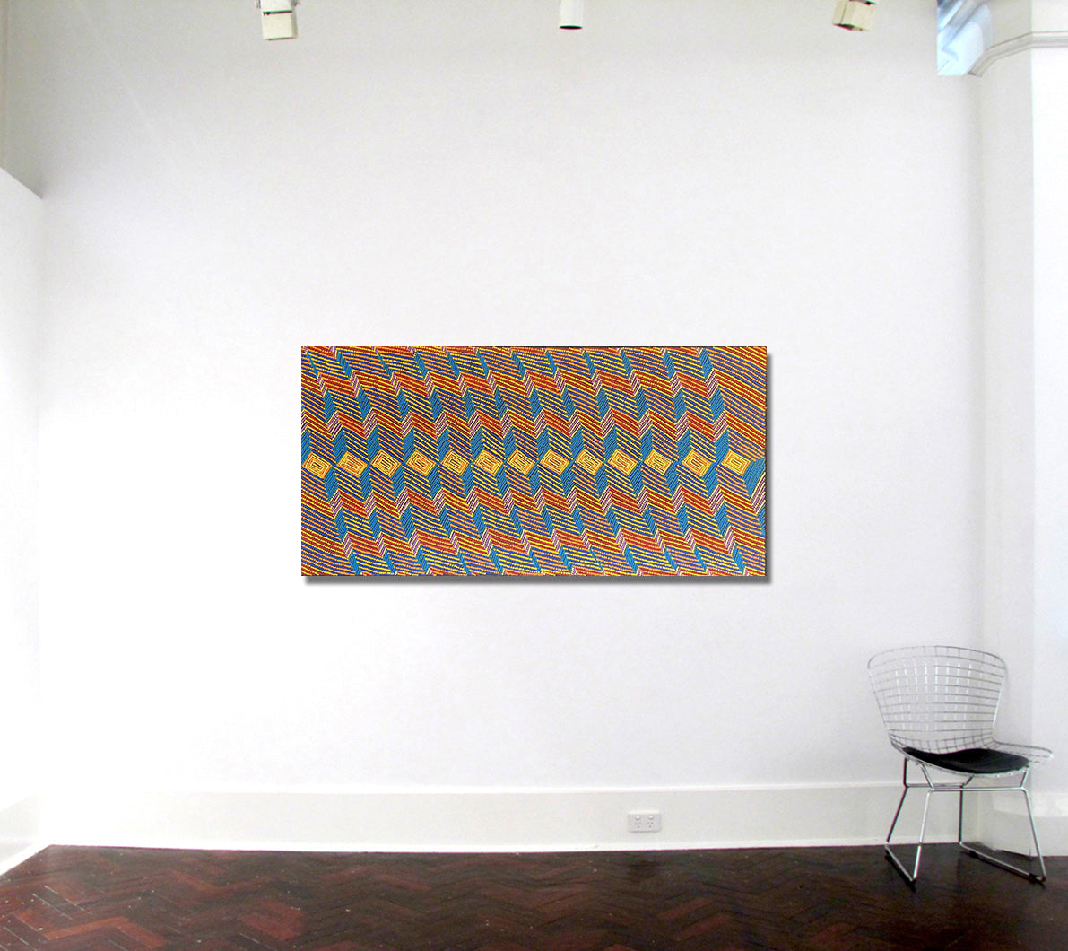 Lukarrara Jukurrpa (Desert Fringe-rush Seed Dreaming) 394/21ny