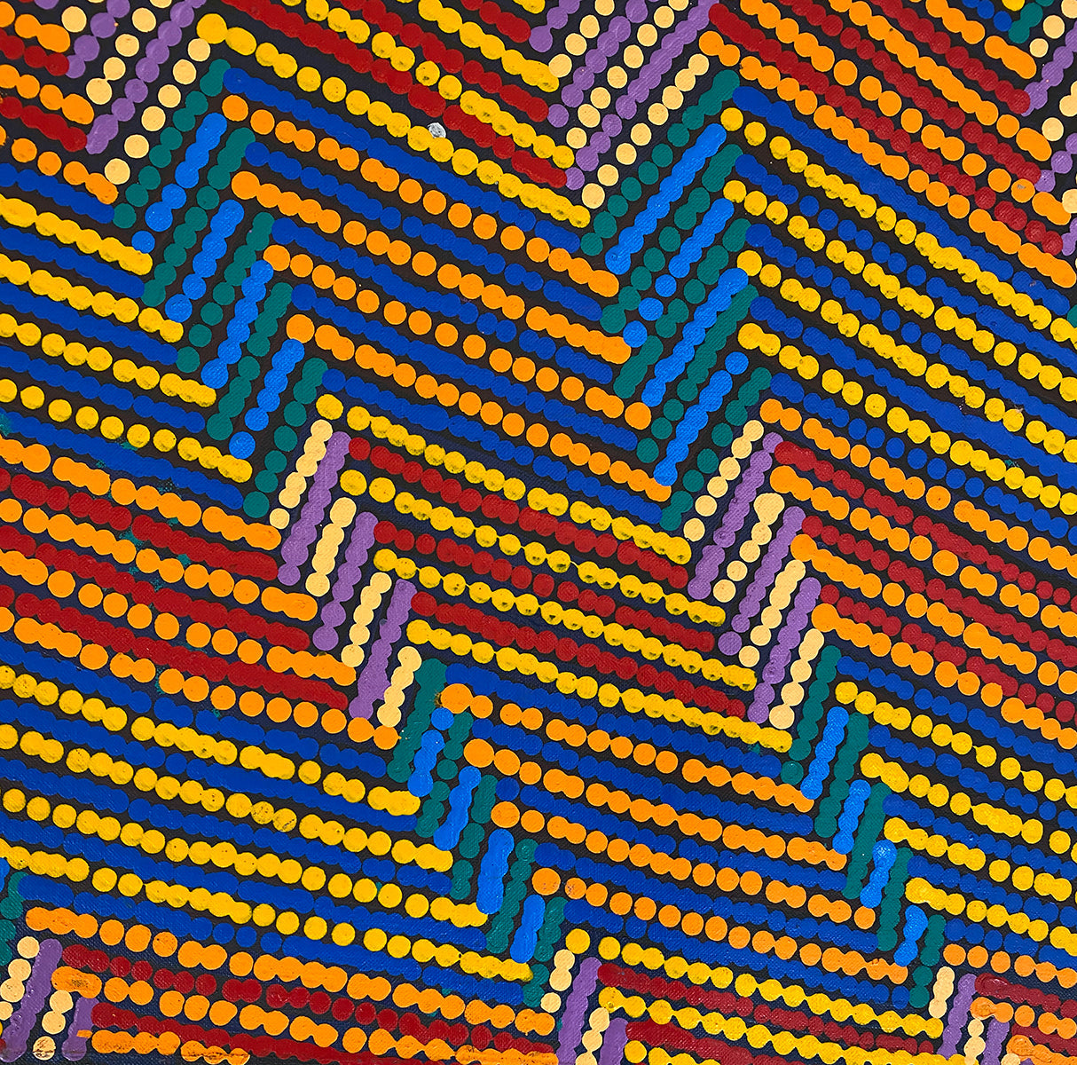 Lukarrara Jukurrpa (Desert Fringe-rush Seed Dreaming) 394/21ny
