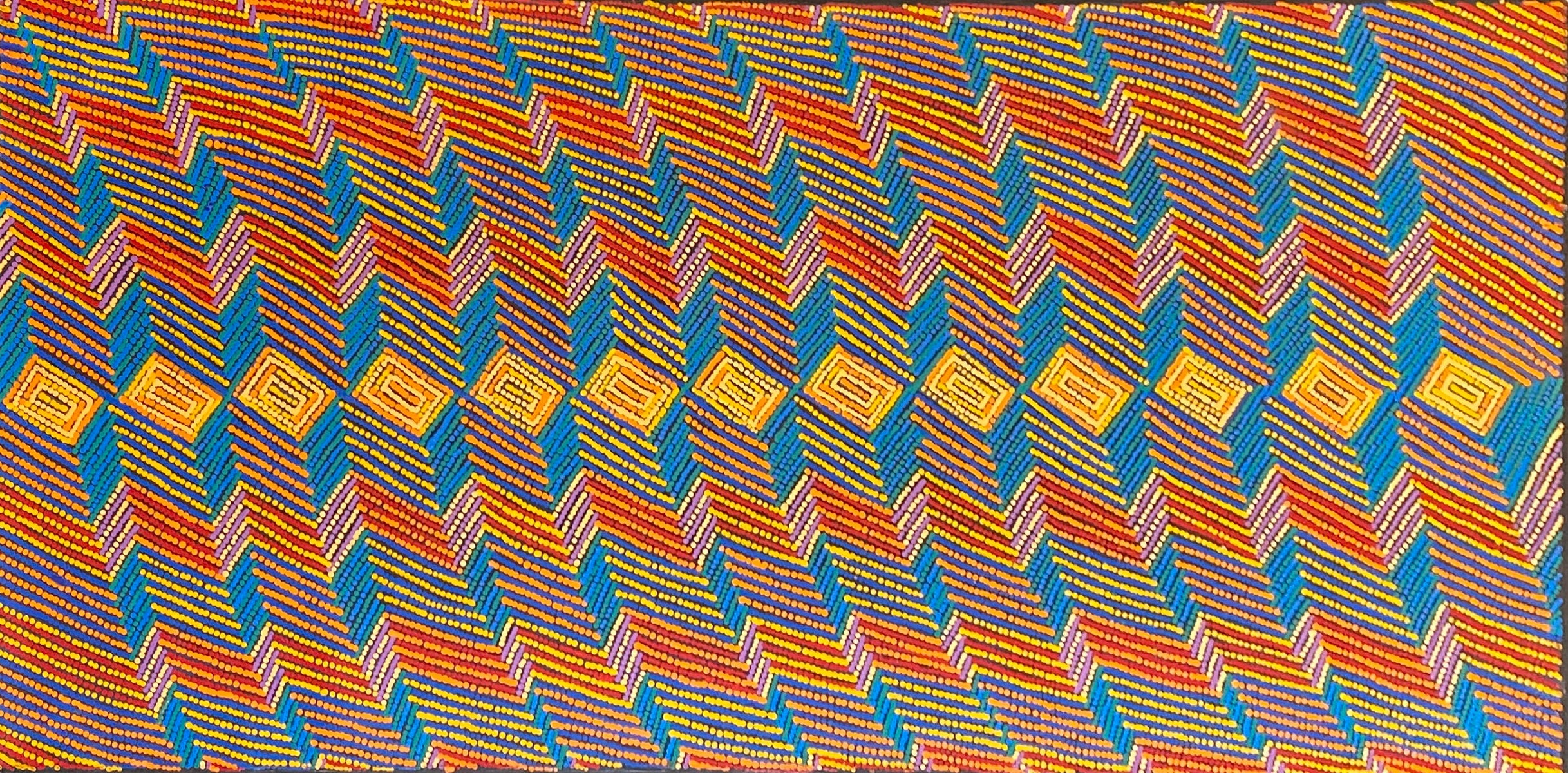 Lukarrara Jukurrpa (Desert Fringe-rush Seed Dreaming) 394/21ny