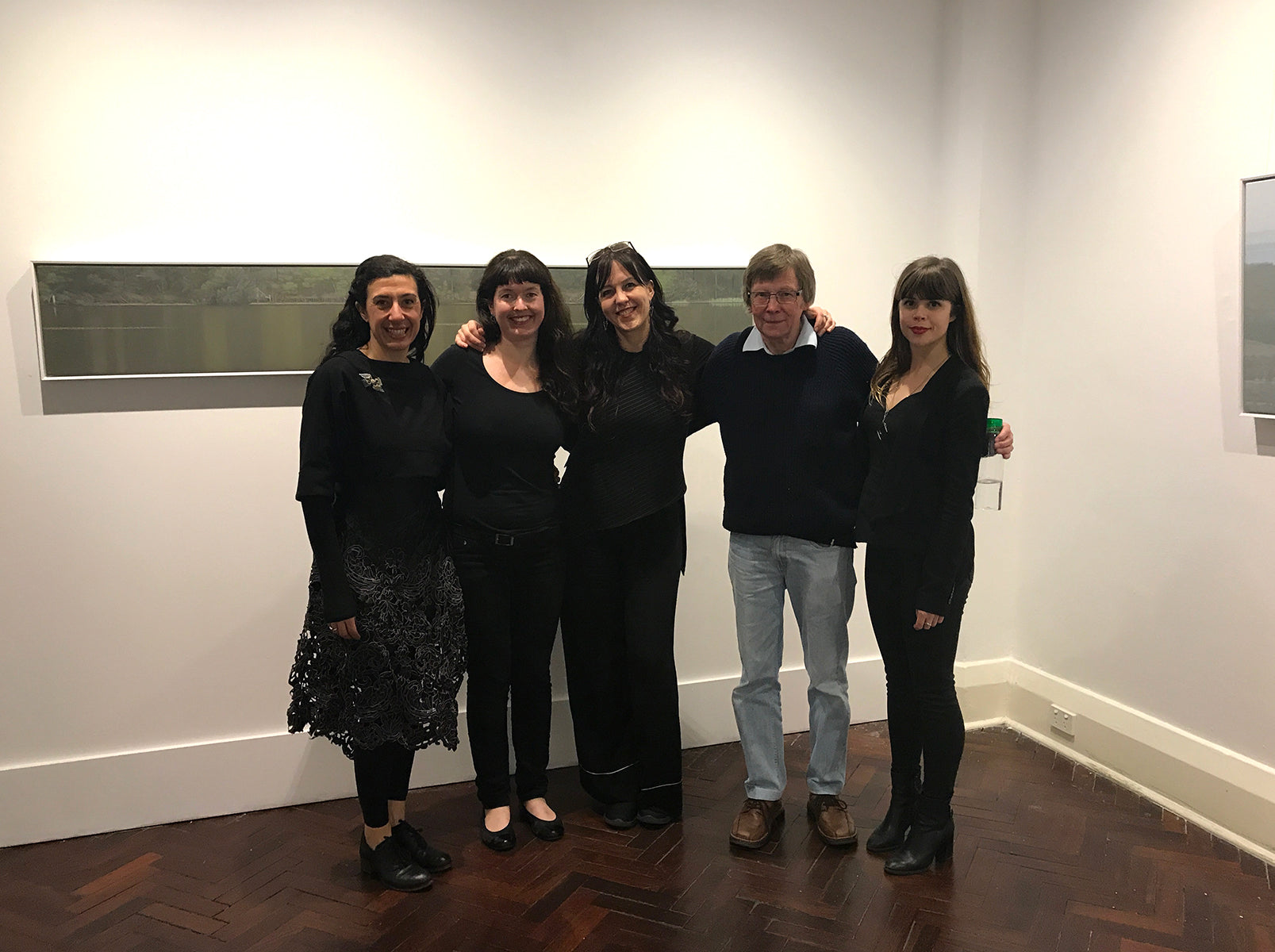 Gina Kalabishis, Hannah Quinlivan, Claire Harris, Ken Smith and Melanie Caple