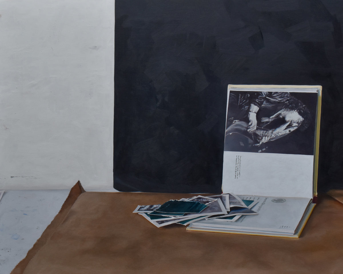 Still Life with 100 Facts About Sharks