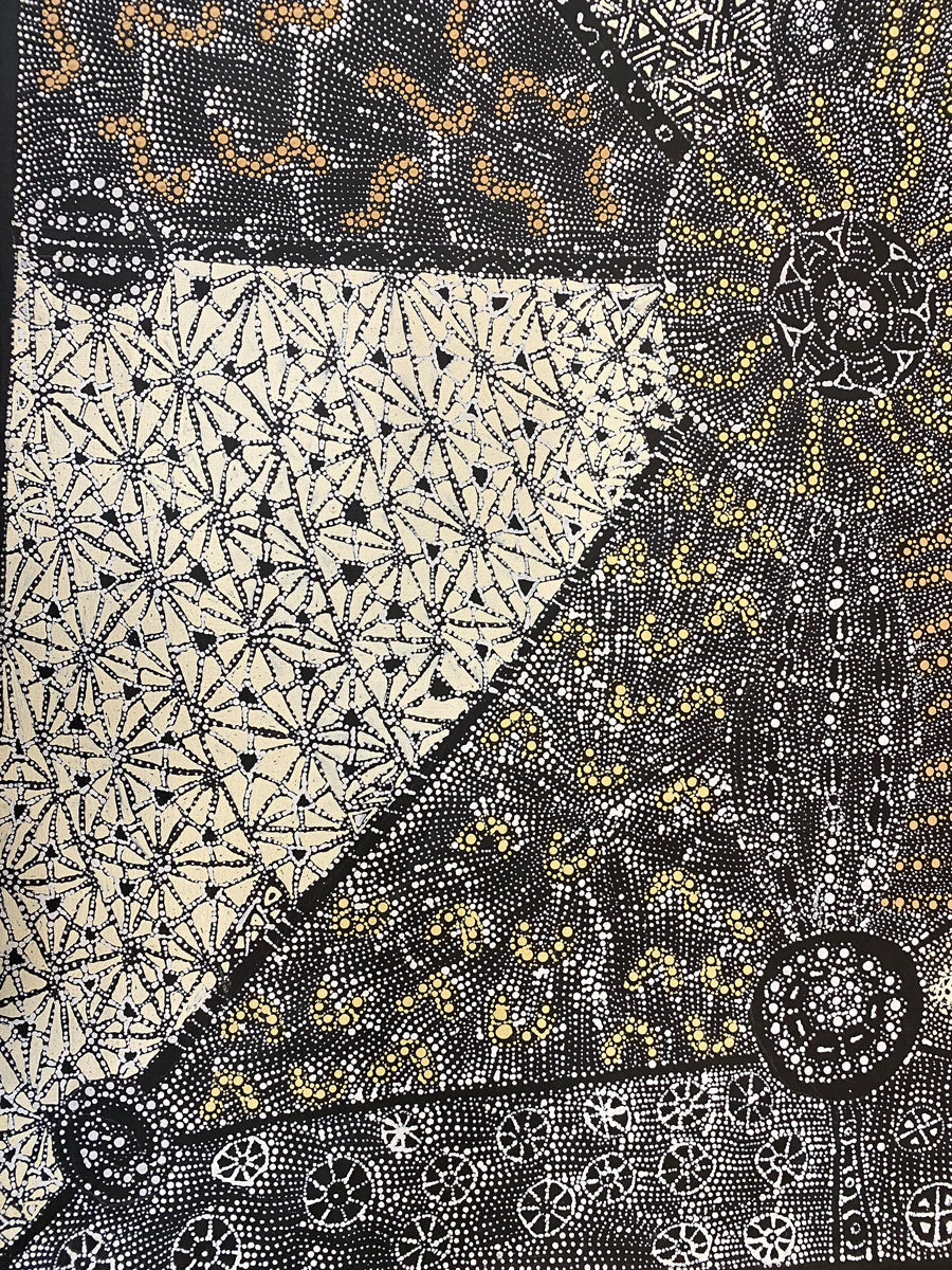 Lukarrara Jukurrpa (Desert Fringe-rush Seed Dreaming) 327/23ny