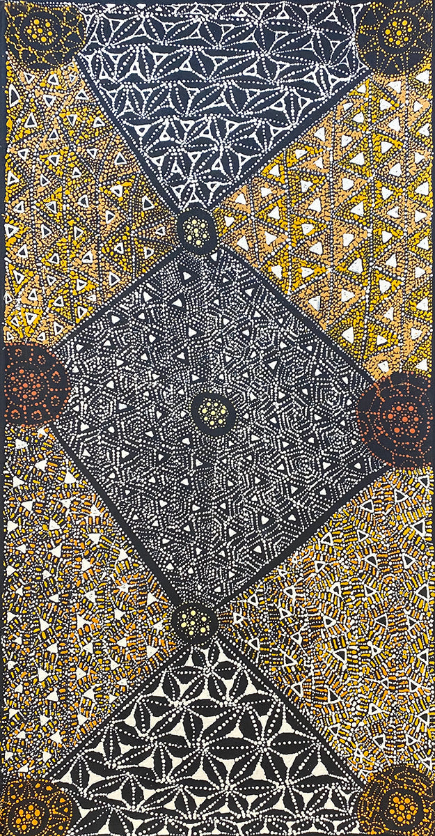 Lukarrara Jukurrpa (Desert Fringe-rush Seed Dreaming 772-24