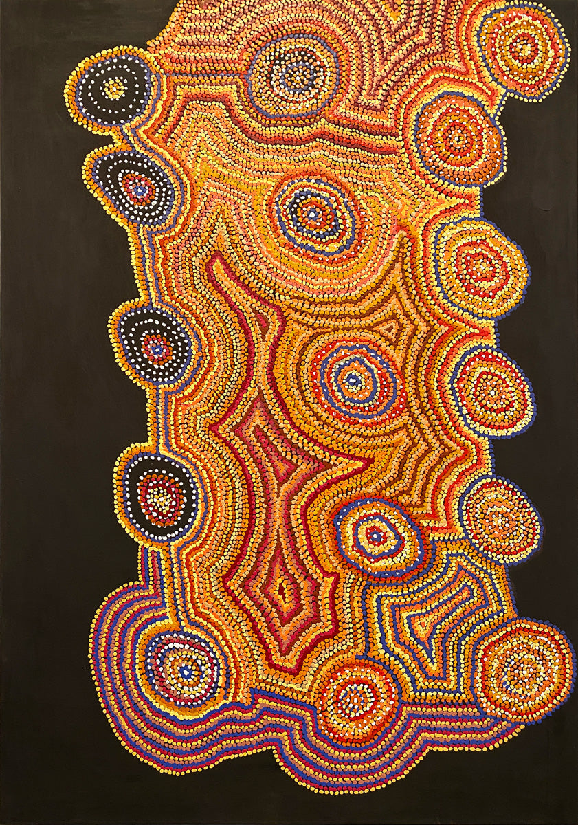 Mina Mina Jukurrpa (Mina Mina Dreaming) #3141/21ny