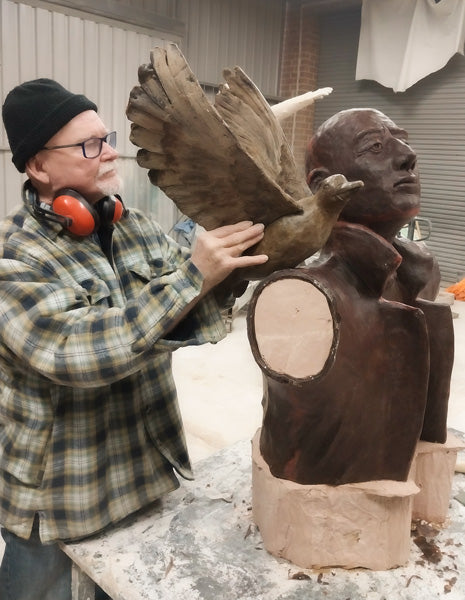 Jon Eiseman in his studio