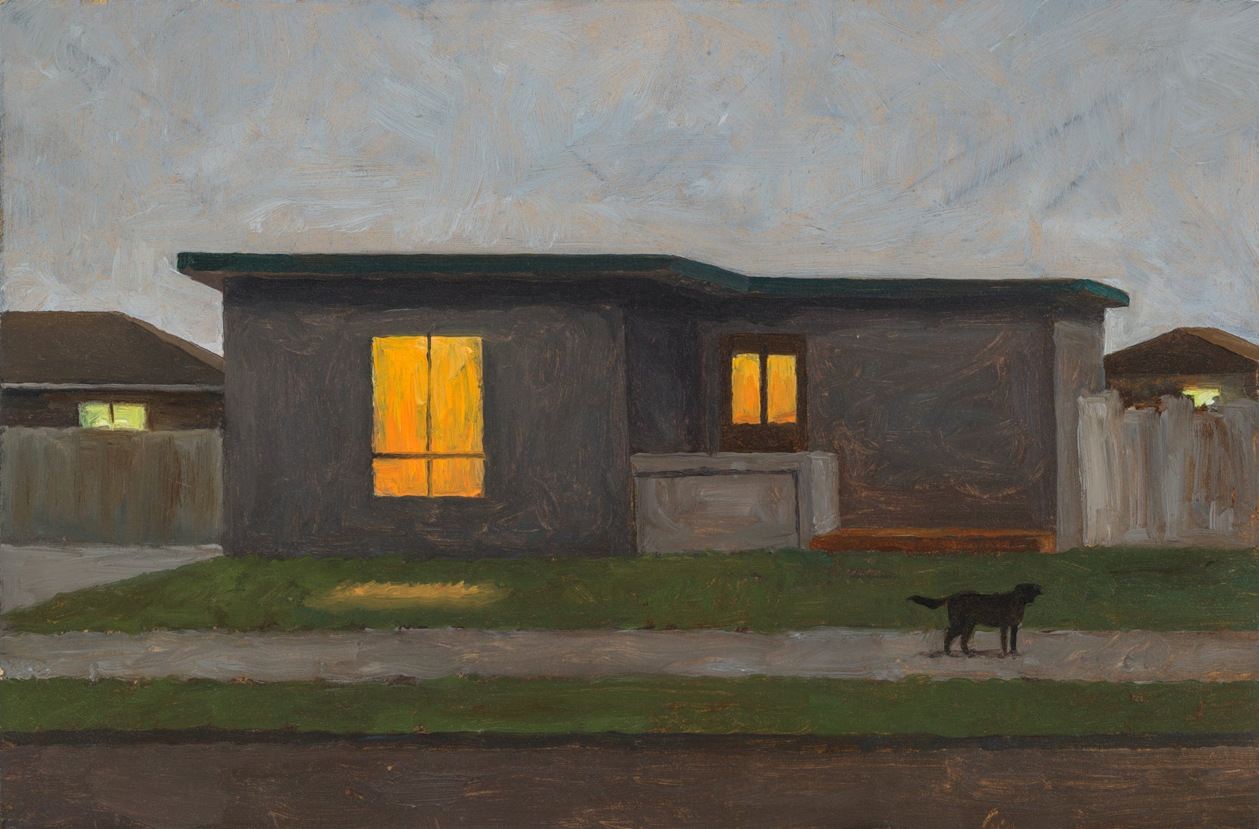 Houses and Dog