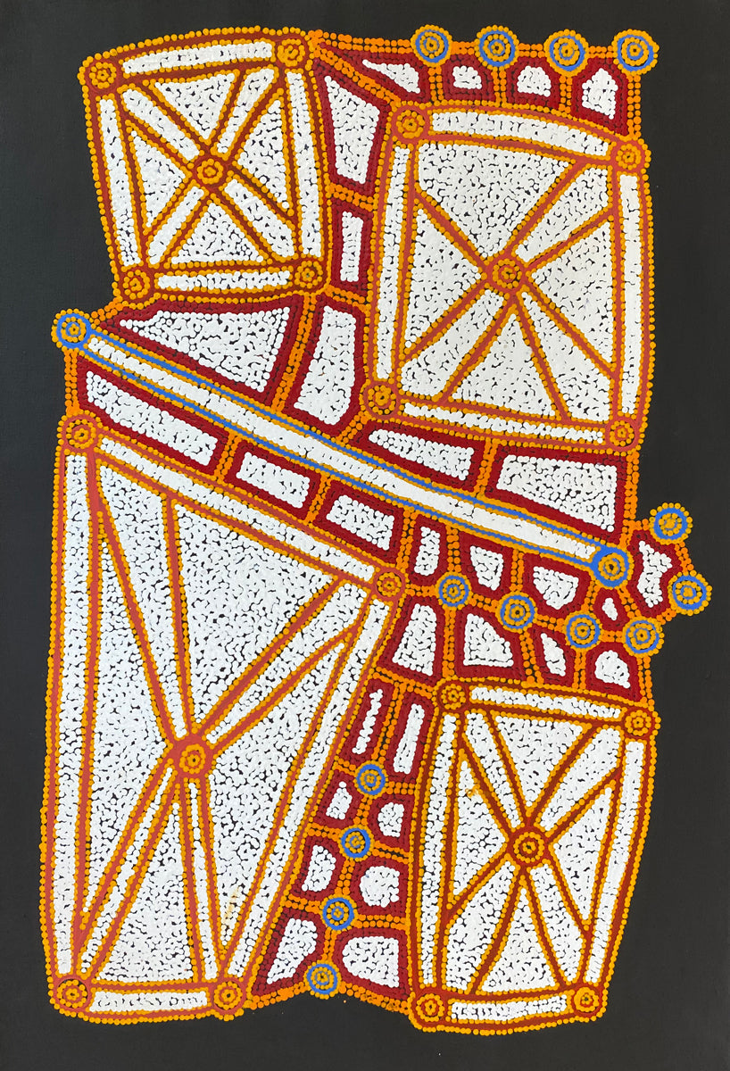 Ngapa Jukurrpa (Water Dreaming) Puyurru 600-24