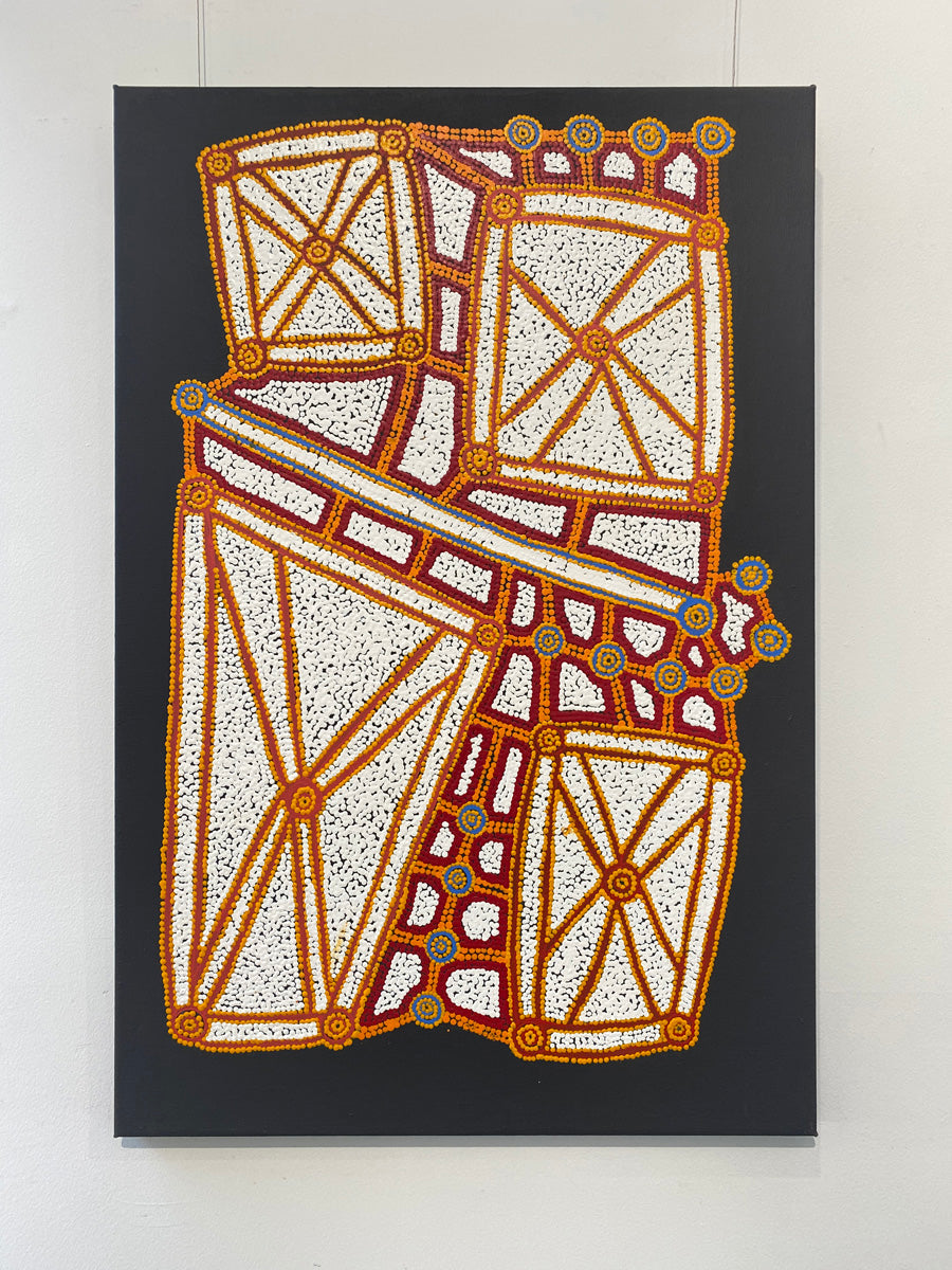 Ngapa Jukurrpa (Water Dreaming) Puyurru 600-24