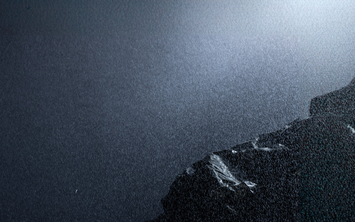 Midnight's Majesty. Cliffside Vigil Over Restless Waters