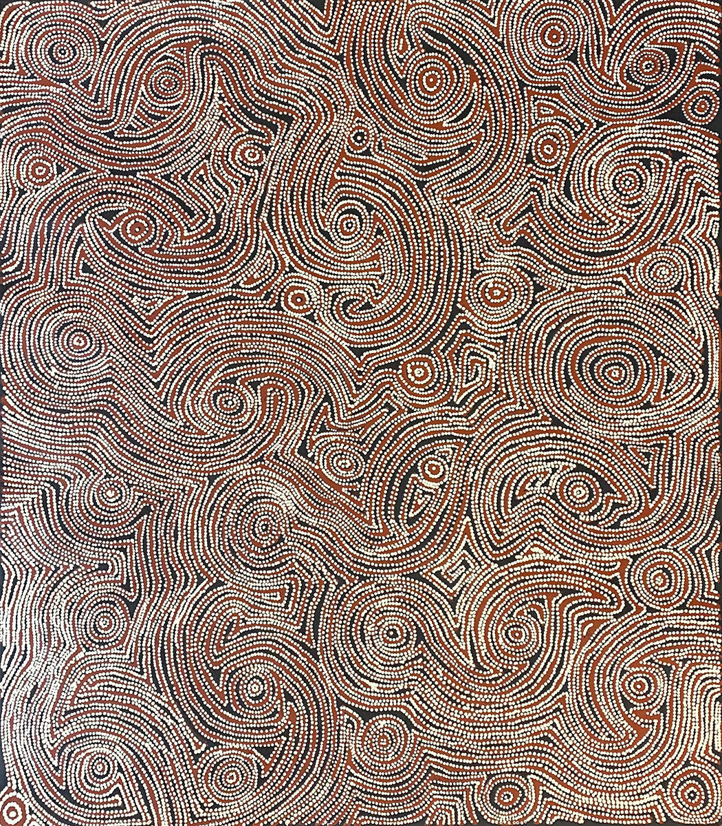 Lukarrara Jukurrpa (Desert Fringe-rush Seed Dreaming) 377/22ny