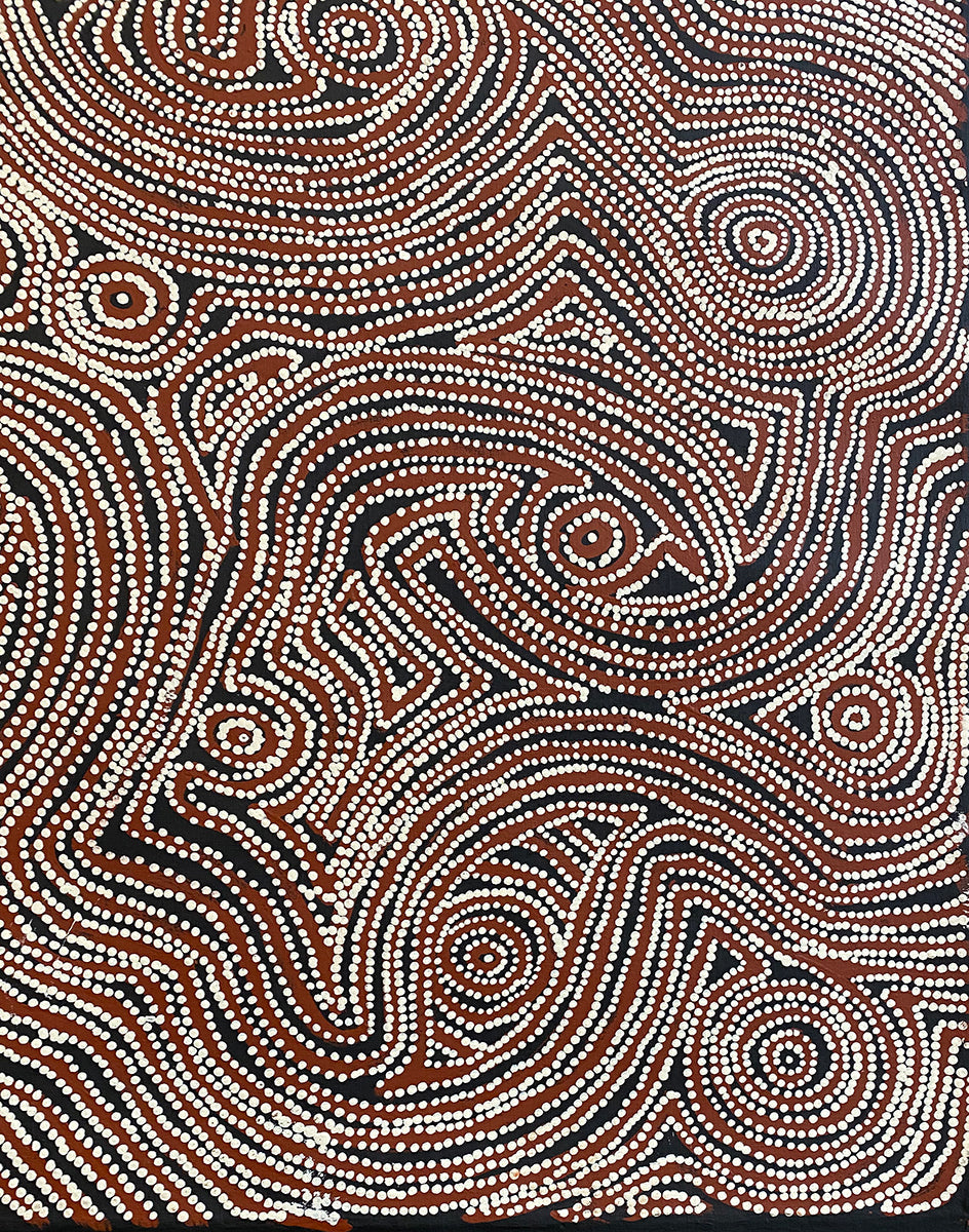 Lukarrara Jukurrpa (Desert Fringe-rush Seed Dreaming) 377/22ny