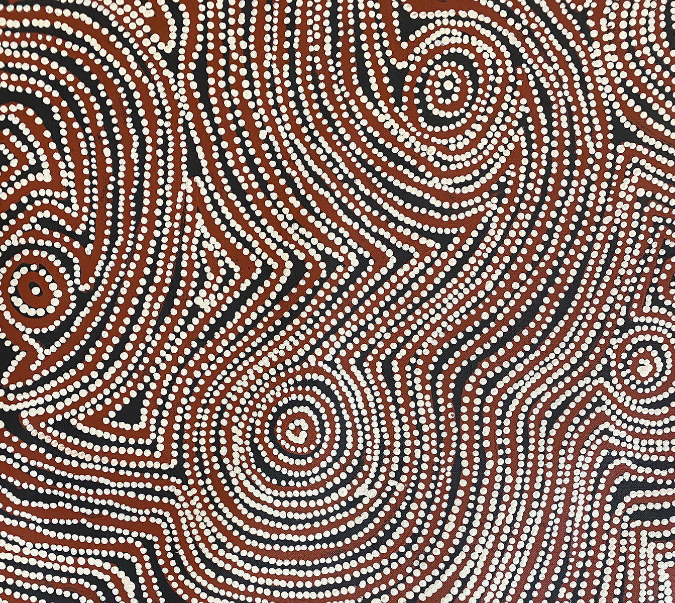 Lukarrara Jukurrpa (Desert Fringe-rush Seed Dreaming) 377/22ny
