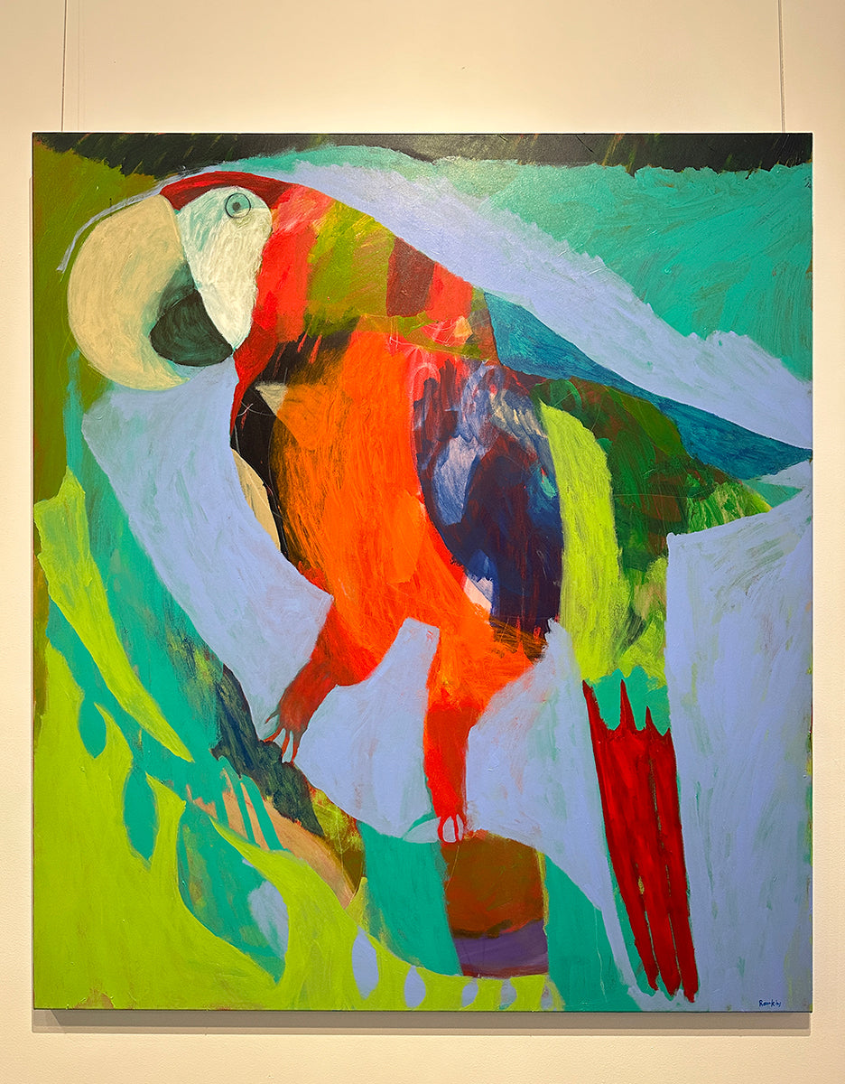 Scarlet-tailed Macaw