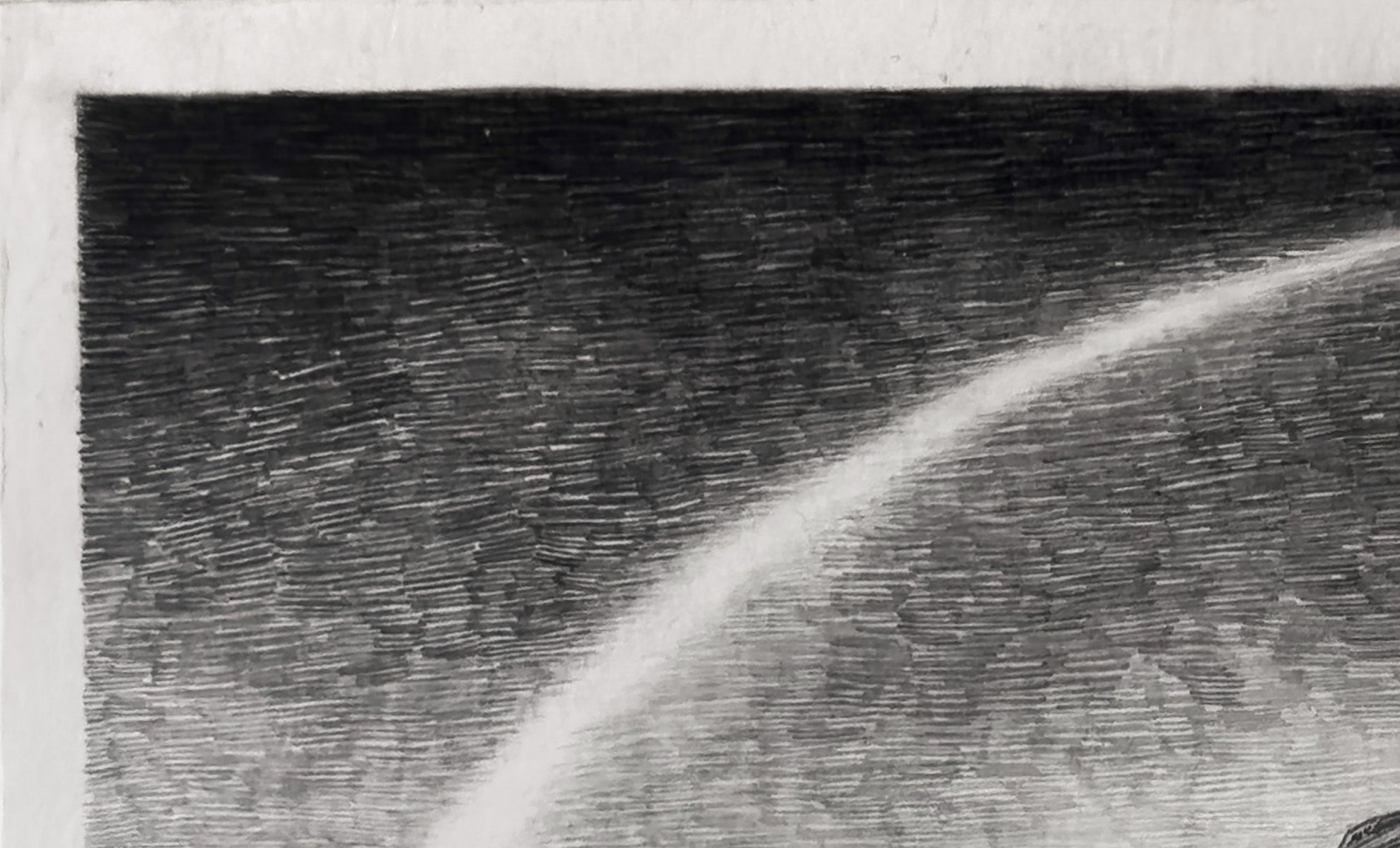 Car, meteor and crosses