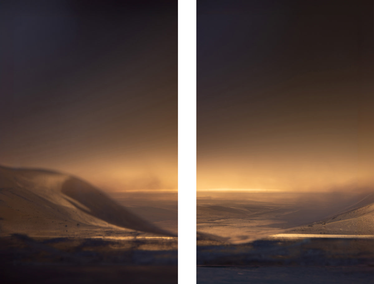 Twilight's Dance. Ocean Waves Beneath Sunset Skies