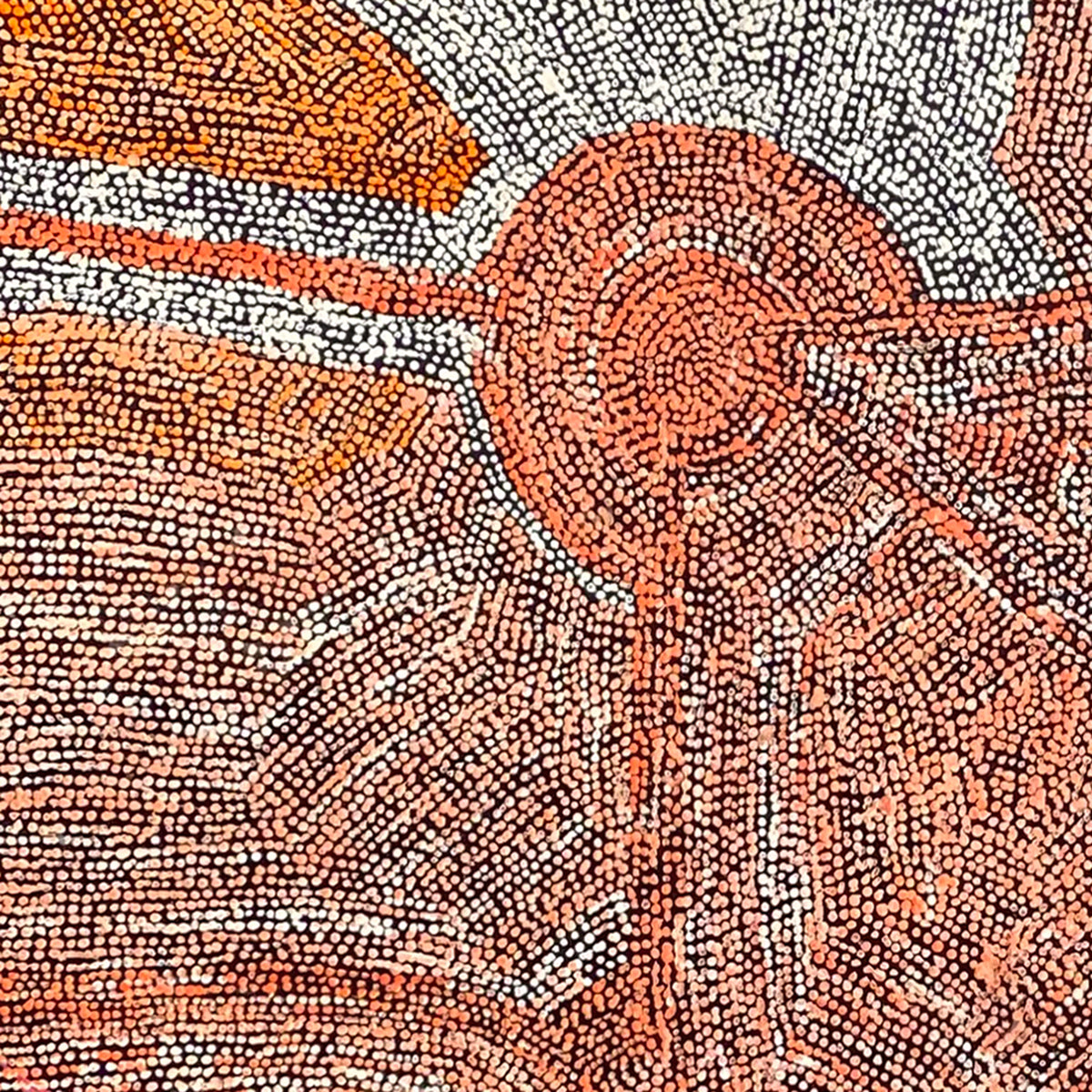 Ngapa Jukurrpa (Water Dreaming) - Puyurru 3442-25