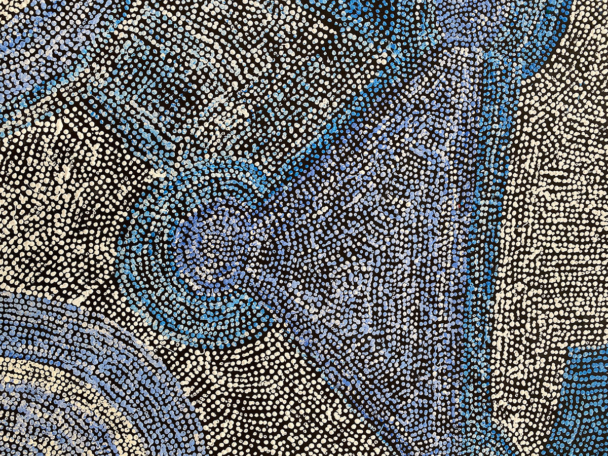 Ngapa Jukurrpa (Water Dreaming) - Puyurru 3663-25