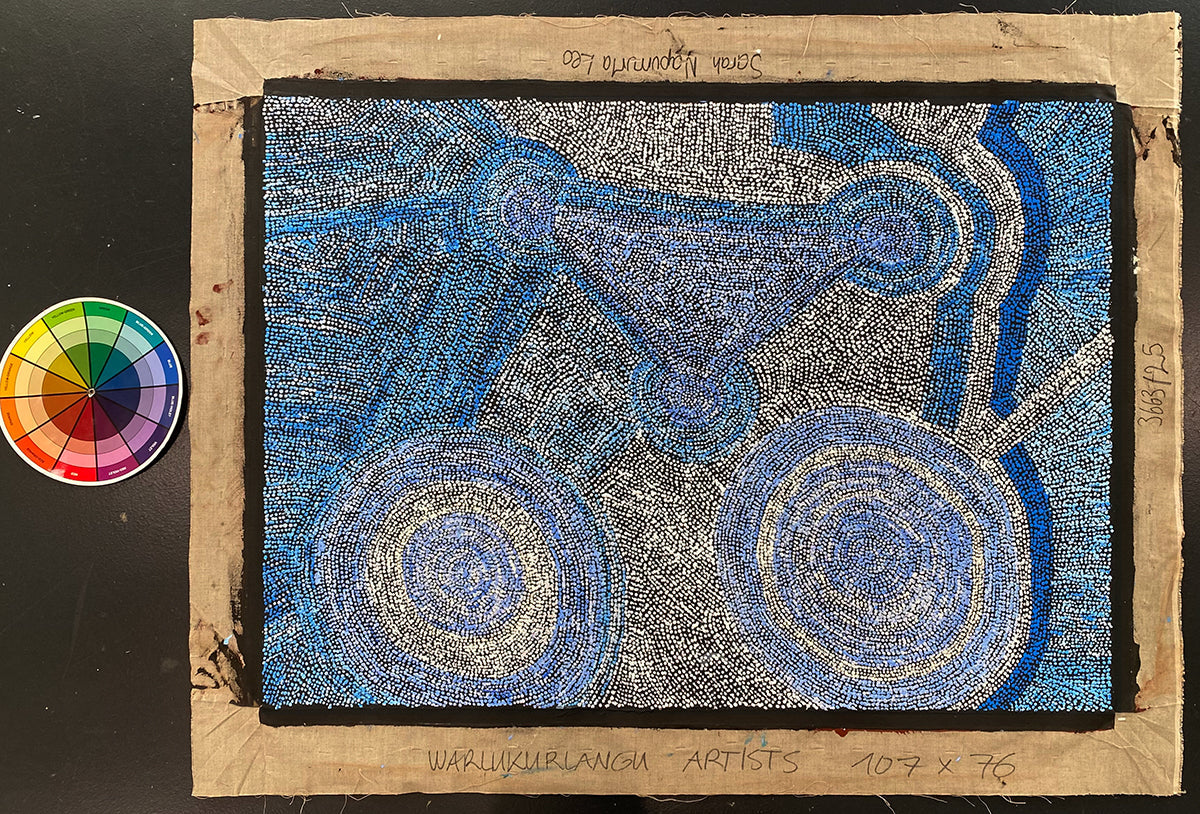 Ngapa Jukurrpa (Water Dreaming) - Puyurru 3663-25