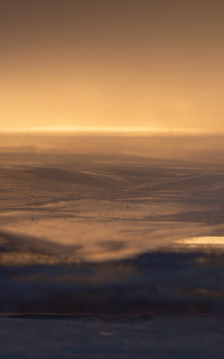 Twilight's Dance. Ocean Waves Beneath Sunset Skies