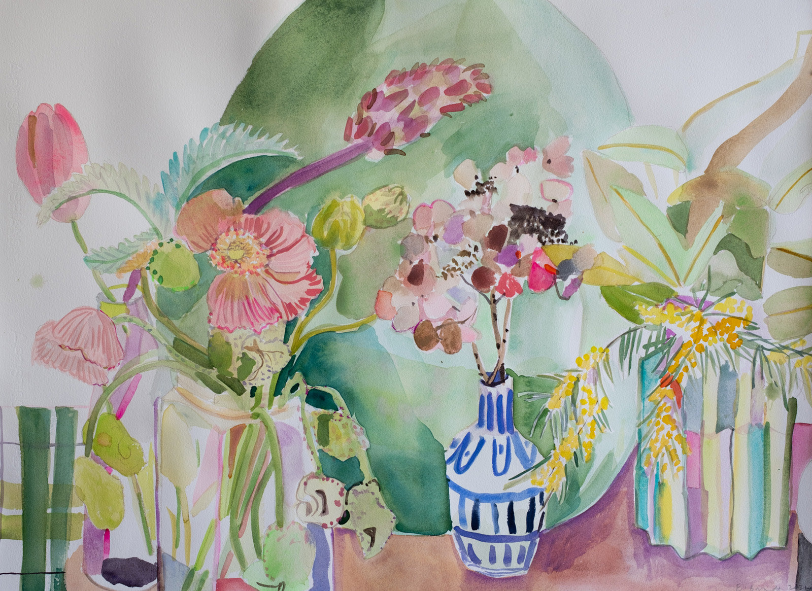 Poppies and Demijohn