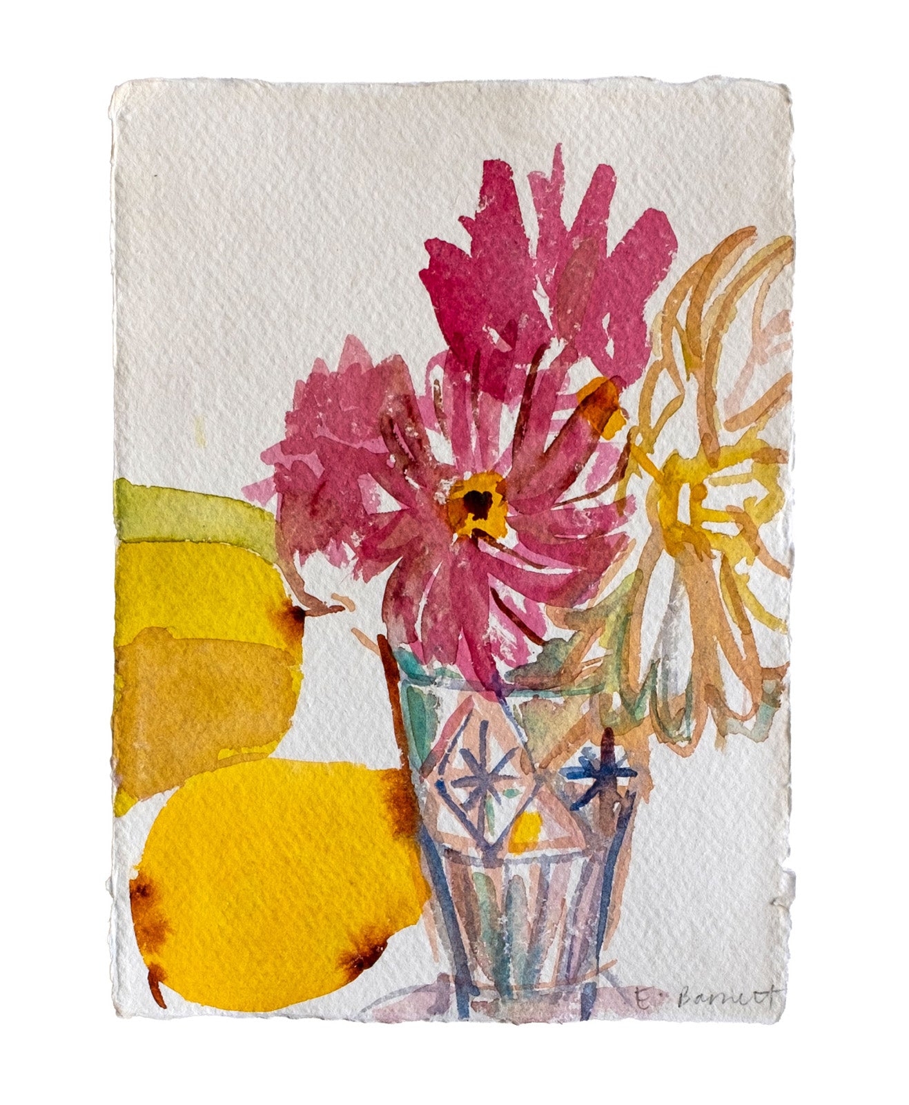 Dahlias and Quince II