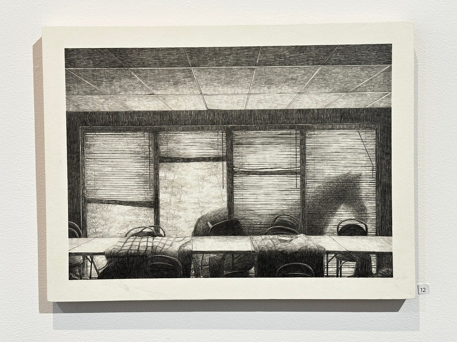 Windows, a shadow and blankets